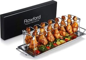 Griglia per ali di pollo con 14 ganci, acciaio inossidabile, modello standard