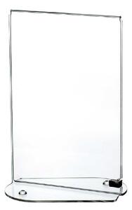 Vesta Portafoto da tavolo piccolo con struttura verticale dalle linee moderne Strass_v Trasparente