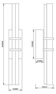Zuma Line 003064-034736 - Lampada da parete a LED IGGLY LED/8W/230V dorata