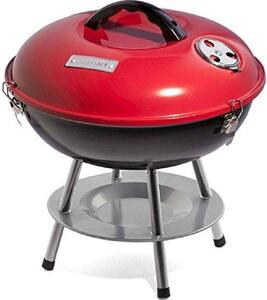 Barbecue da esterno compatto, griglia in acciaio da 36 cm