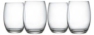 Alessi Set di 4 bicchieri per long drink in vetro cristallino Mami XL Vetro Trasparente