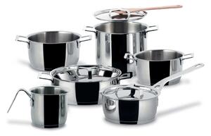 Alessi Set di 9 pezzi Pentole da cucina in acciaio inox Pots & Pans Acciaio Inox Pentola