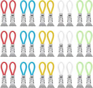 Ganci per asciugare in bagno e in cucina - 30 pezzi - 5 colori
