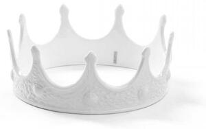 Seletti Soprammobile in porcellana a forma di corona in porcellana Memorabilia Porcellana Bianco