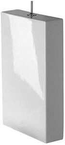 Duravit Starck 1 - Cassetta di risciacquo, 390 mm x 125 mm, bianco - cassetta, ingresso a sx, volume di risciacquo 6 l 8727100005