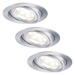 Paulmann 92797 - SET 3xLED/6,8W IP23 Luce da incasso per bagni COIN 230V