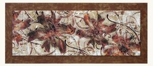 Artitalia Pannello in legno tema astratto in rilievo decori e dettagli in argento 155x65 Legno,Tela Dipinti su Tela Quadri per soggiorno