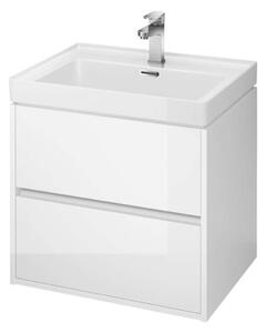 Cersanit Crea - Mobiletto da lavabo, 53x59x45 cm, 2 cassetti, bianco S924-003
