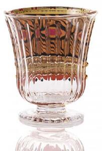 Seletti Set 3 Bicchieri per acqua in vetro dal design moderno "Rondinia" Hybrid Vetro Multicolore