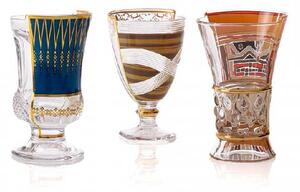 Seletti Set 3 Bicchieri per acqua in vetro dal design moderno 