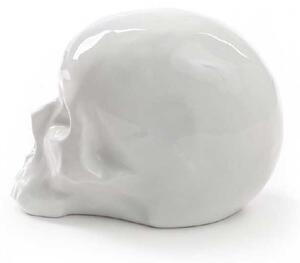 Seletti Scultura da tavolo in porcellana dal design moderno "My Skull" Memorabilia Porcellana Bianco