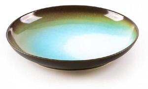 Seletti Piatto fondo in porcellana con finitura in bonzo "Uranus" Cosmic Diner Porcellana Bronzo Piatti Fondi