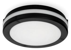 Plafoniera LED da bagno LED/12W/230V IP65 diametro 20 cm nero
