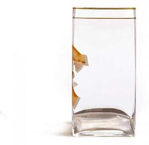 Seletti Vaso grande in vetro dal design moderno ed eccentrico Rossetti Vetro Trasparente Vasi Moderni,Vasi di Design