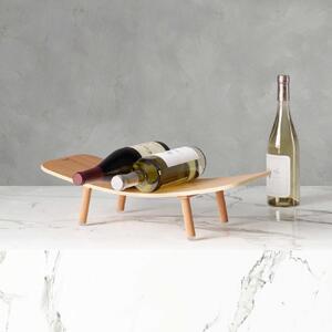 Umbra Porta bottiglie da tavolo in legno dal design moderno ed elegante "Vinola" Legno Legno Portabottiglie da Tavolo