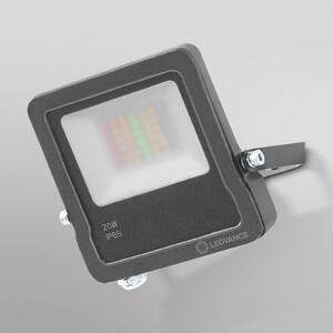 LEDVANCE SMART+ WiFi Floodlight, RGBW, grigio, 20W