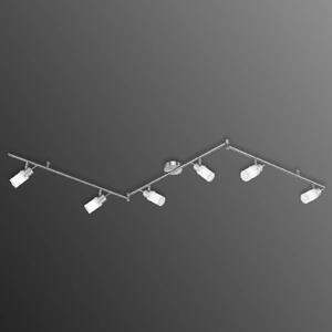 JUST LIGHT. Plafoniera LED Max a tre bracci, 6 luci