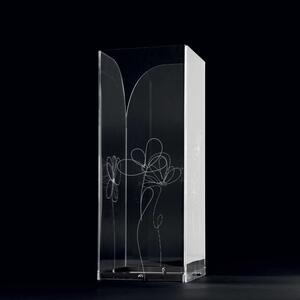 I Dettagli Portaombrelli in plexiglass dal design moderno con incisione a laser Phuket Plexiglass Trasparente