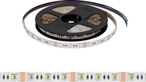 Striscia LED 5050/60, 12V, IP20, 18W/m, 5m - RGBW Colore RGBW