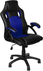 Sedia da ufficio, sedia da gaming, poltrona da ufficio, ergonomica, disponibile in 9 varianti di colore, braccioli imbottiti, meccanismo basculante, capacità di carico