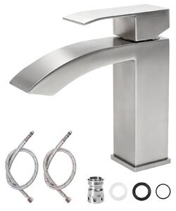 Omgoods - Rubinetto per lavabo a cascata in acciaio inossidabile per bagno