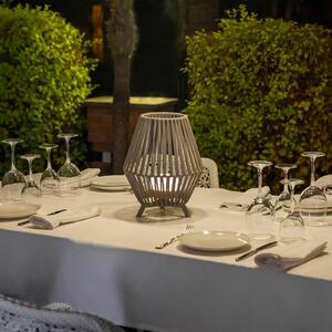Newgarden Conta Lampada LED da tavolo taupe 32cm