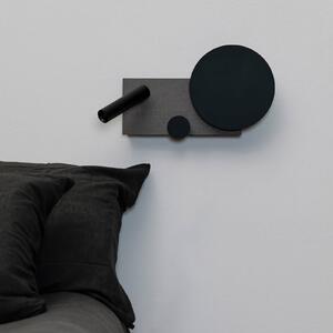 FARO BARCELONA Applique LED Klee, grigio, variante destra