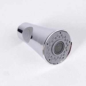 Alternativa al soffione doccia - Set da bagno - Docce senza rubinetto - Getto d'acqua regolabile - Diametro 5,5 cm - Colore argento