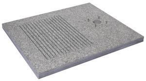 Base Rettangolare per Doccia da Esterno 70x80x4 cm in Granito Belfer 42/BSD