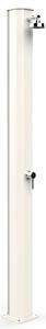 Doccia Solare da Giardino 40L Miscelatore Arkema Big Jolly Bianco Crema
