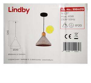 Lindby - Lampadario a sospensione con filo CAISY 1xE27/40W/230V