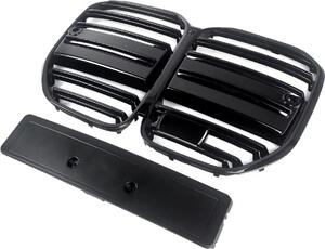 Paraurti GT Luxtra per BMW Serie 4 G22/G23 (2021-2023) - Nero lucido - Stile M Performance - Griglia anteriore a rene di alta qualità - Montaggio perfetto - Accessori auto