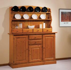 Credenza con piattaia