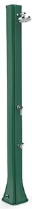 Doccia Solare da Giardino 40L Miscelatore e Lavapiedi Arkema Big Happy Five Verde Scuro