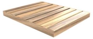 Piatto Doccia da Esterno 100x80 cm in Legno di Okumè Arkema Naturale