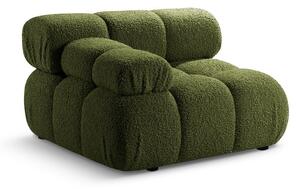 Modulo divano verde in tessuto bouclé (angolo sinistro) Bellis - Micadoni Home
