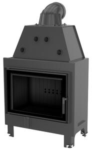 Inserto camino in acciaio KRATKI MBO 15 kW Ø 200 rivestimento nero