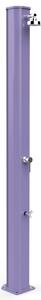 Doccia Solare da Giardino 40L Miscelatore e Lavapiedi Arkema Big Jolly Viola