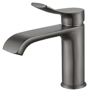 Omgoods - Miscelatore monocomando moderno per bagno, grigio