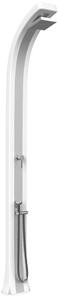 Doccia da Giardino Miscelatore e Doccetta Arkema Spring Plus Fascia Inox Bianco