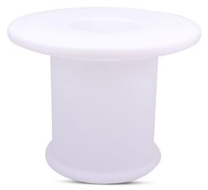 VT-7812 tavolo da giardino illuminato 72 x 58 cm bianco