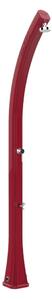 Doccia Solare da Esterno Giardino 23L Miscelatore e Lavapiedi Arkema Happy Cherry