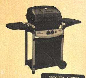 Sochef Piùsaporillo Grill G20513, barbecue a gas, dimensioni: 130 cm x 53 cm x 105 cm
