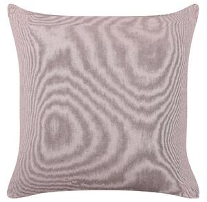 Set di 2 cuscini in velluto con motivo a strisce 45x45 cm rosa soggiorno camera da letto stile boho Beliani
