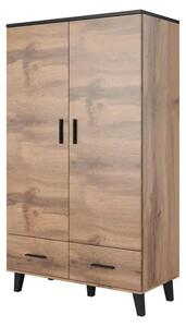 Cama LOTTA SZAFA WOT+B, Rovere Wotans, armadio, 2 ante, Rovere Wotans, ripiano in particelle, opaco
