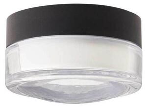 LOOM DESIGN plafoniera LED Otto Convex, trasparente, IP65 dimmerabile, Chiaro / Trasparente, Bagno, Vetro, Moderno, Plafoniere LED