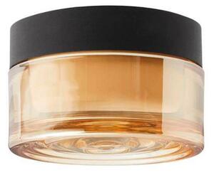 LOOM DESIGN plafoniera LED Otto Wave, ambra, IP65 dimmerabile, Crema / Ambra, Vetro, Moderno, Plafoniere LED