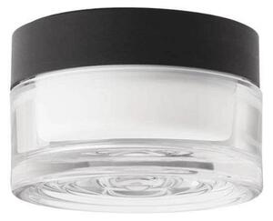 LOOM DESIGN plafoniera LED Otto Wave, trasparente, IP65 dimmerabile, Chiaro / Trasparente, Vetro, Moderno, Plafoniere LED