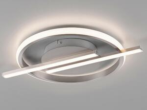 JUST LIGHT Lampada da soffitto a LED 14130-55 in acciaio, 17,5 W, 2100 lm, 3000 K, dimmerabile