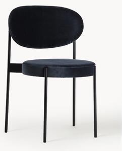 Sedia imbottita in velluto Series 430, design Verner Panton